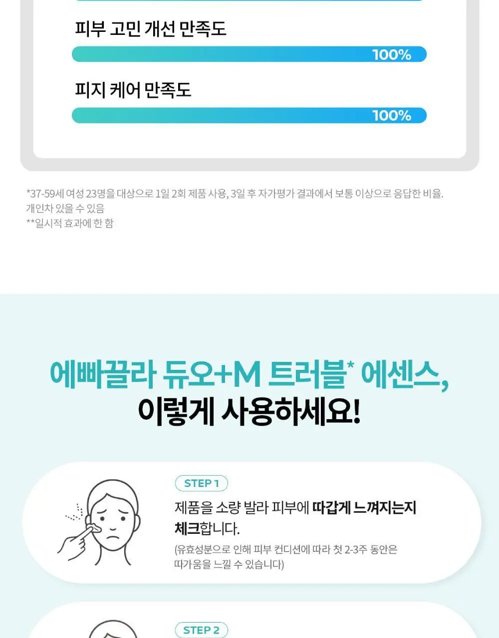 [피지각질케어] 라로슈포제 에빠끌라 듀오+ M 트러블 에센스 40ml 기획(+에빠끌라 폼 50ml) 상세페이지 12